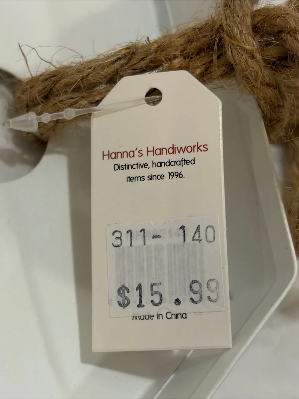 NWT Hanna’s Handiworks, LLC Metal Home Decor Lemonade Wall Tag
